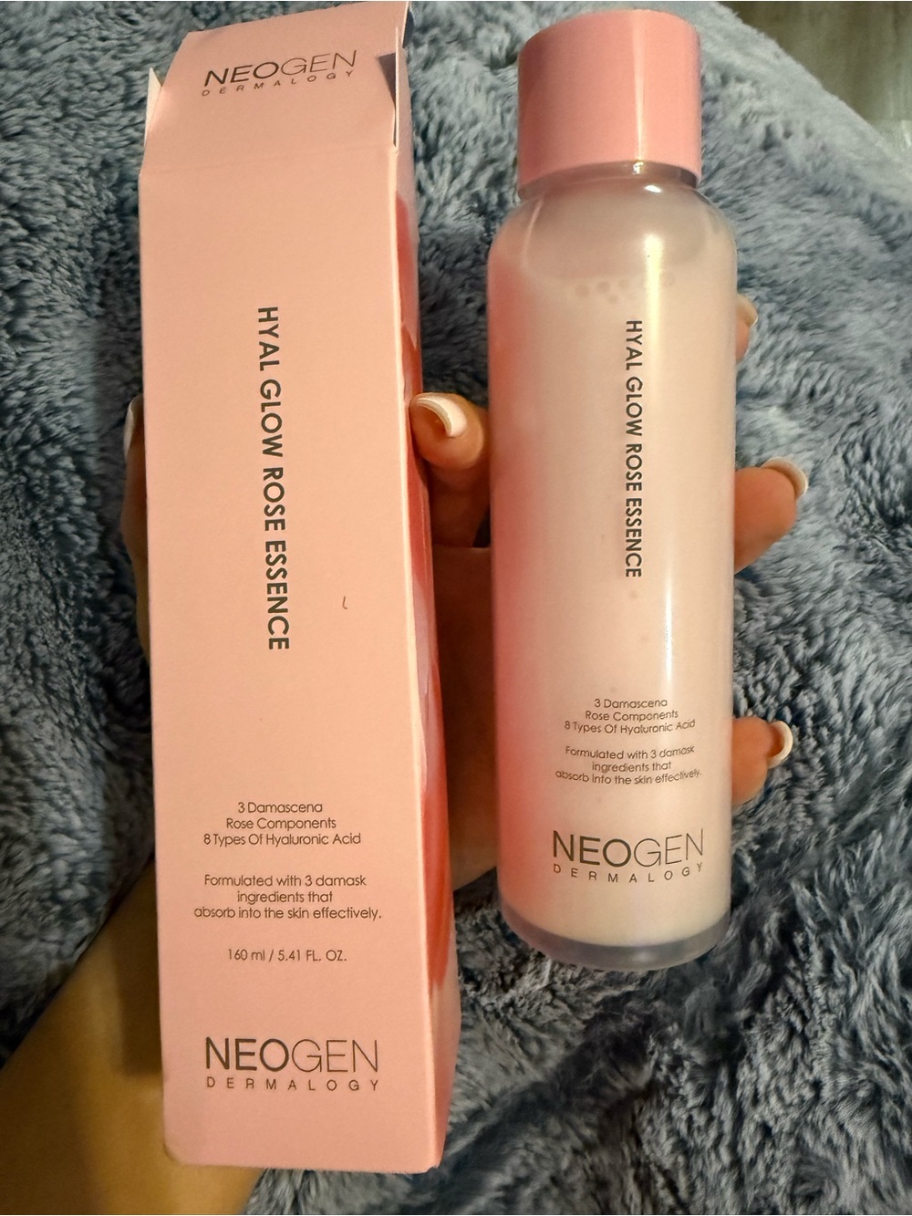Dermalogy Hyal Glow Rose Essence - Pink